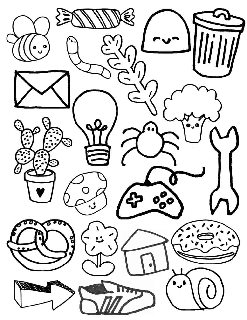 cool simple doodles